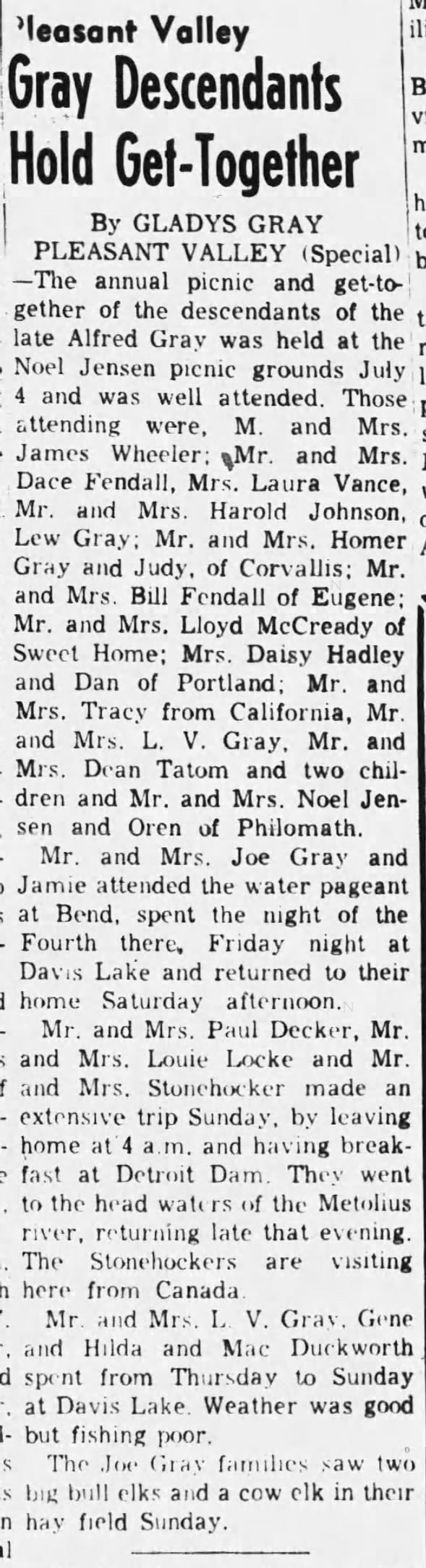 Clipping from Corvallis Gazette-Times